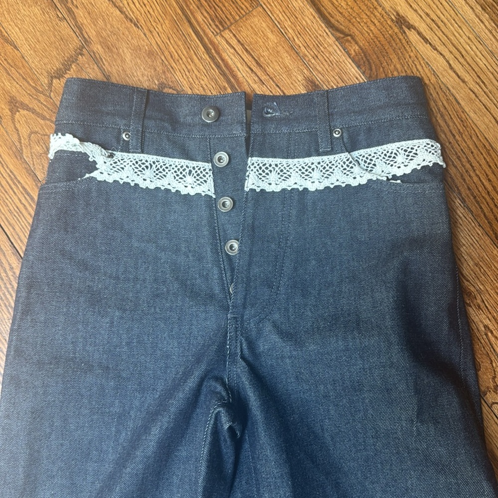 Kate walz jeans with lace detail